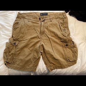 American Eagle Cargo Shorts Dark Khaki